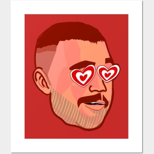 Travis Kelce in love Posters and Art